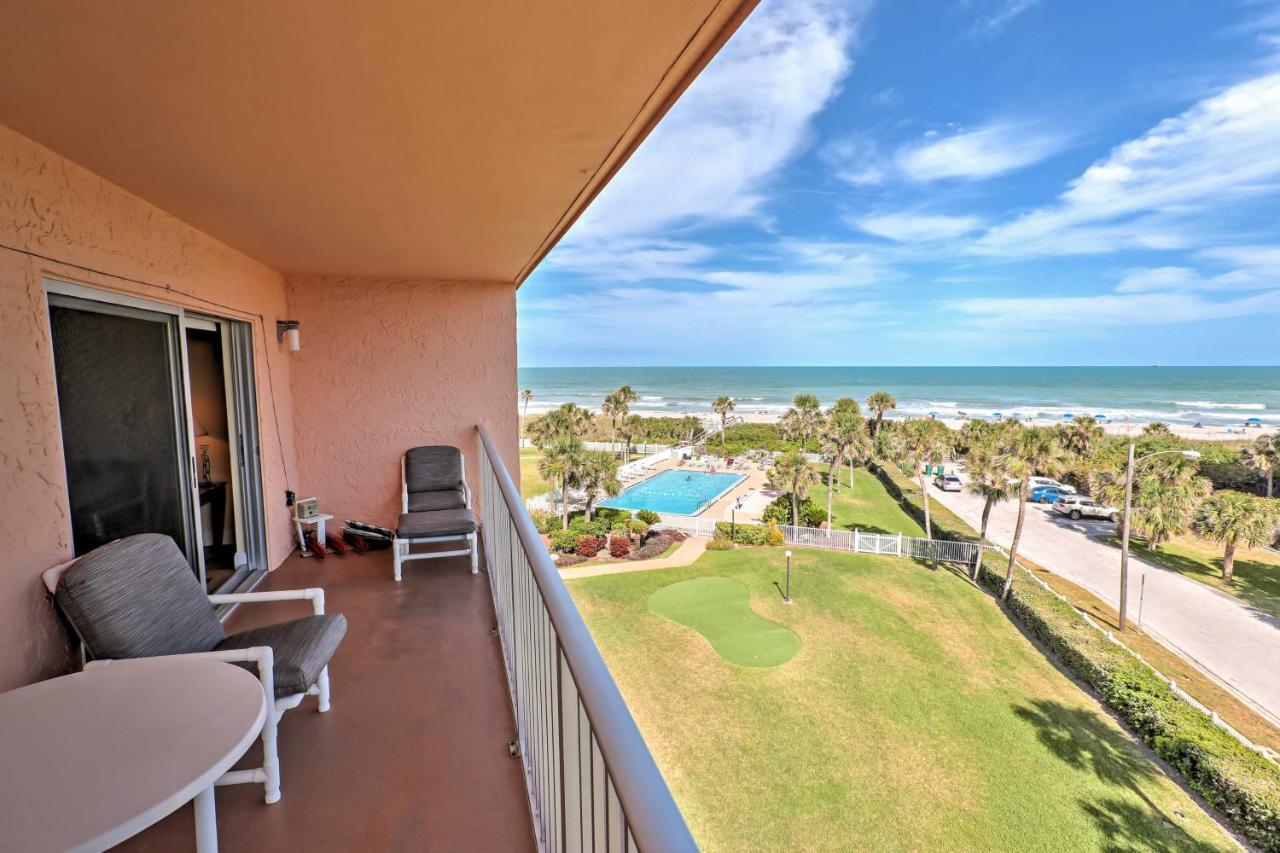 Oceanfront Cocoa Beach Condo With View Walk To Pier Exterior foto